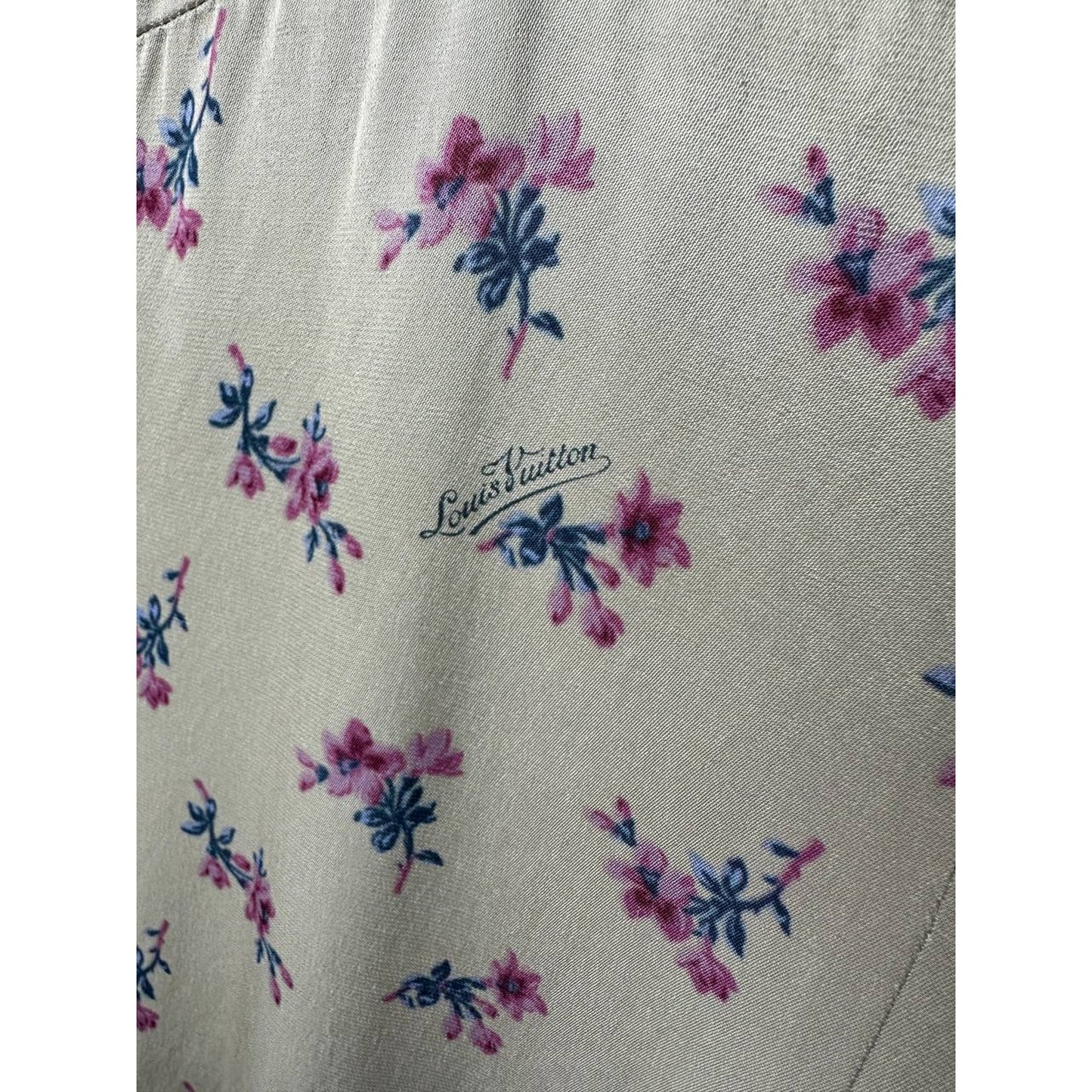 Louis Vuitton Floral Print Lace Dress Sz.36 Pre-owned