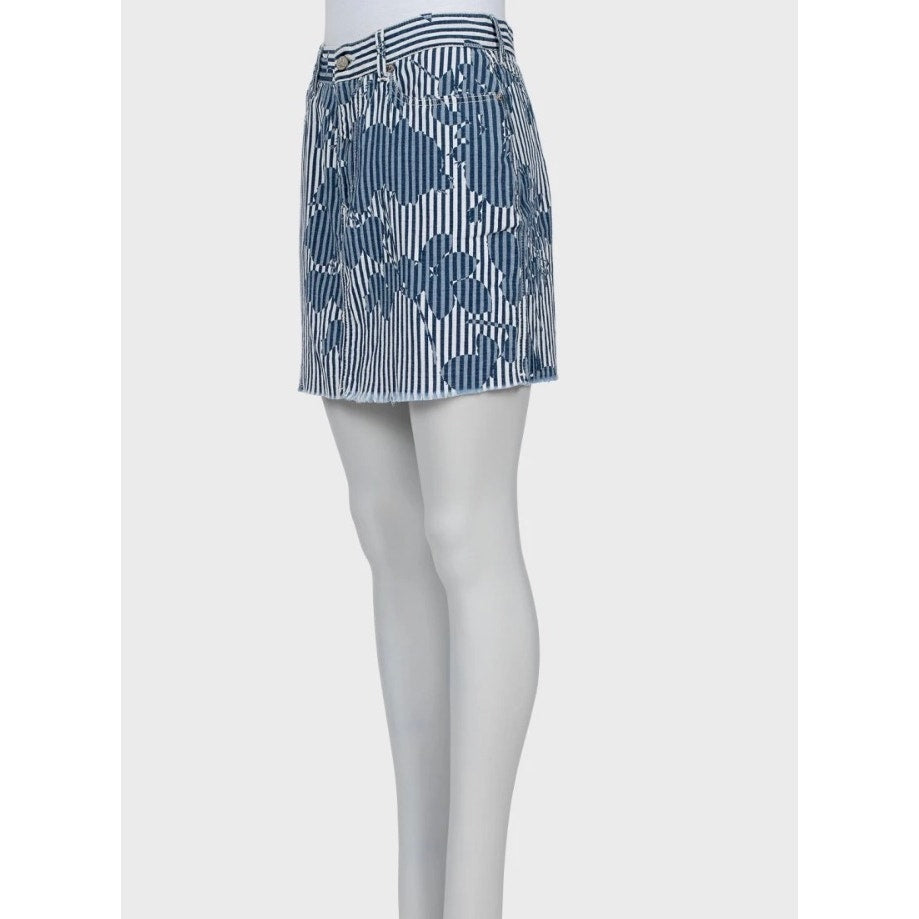 Vivienne Westwood Striped Cotton Skirt - Size S / W26 Pre-owned