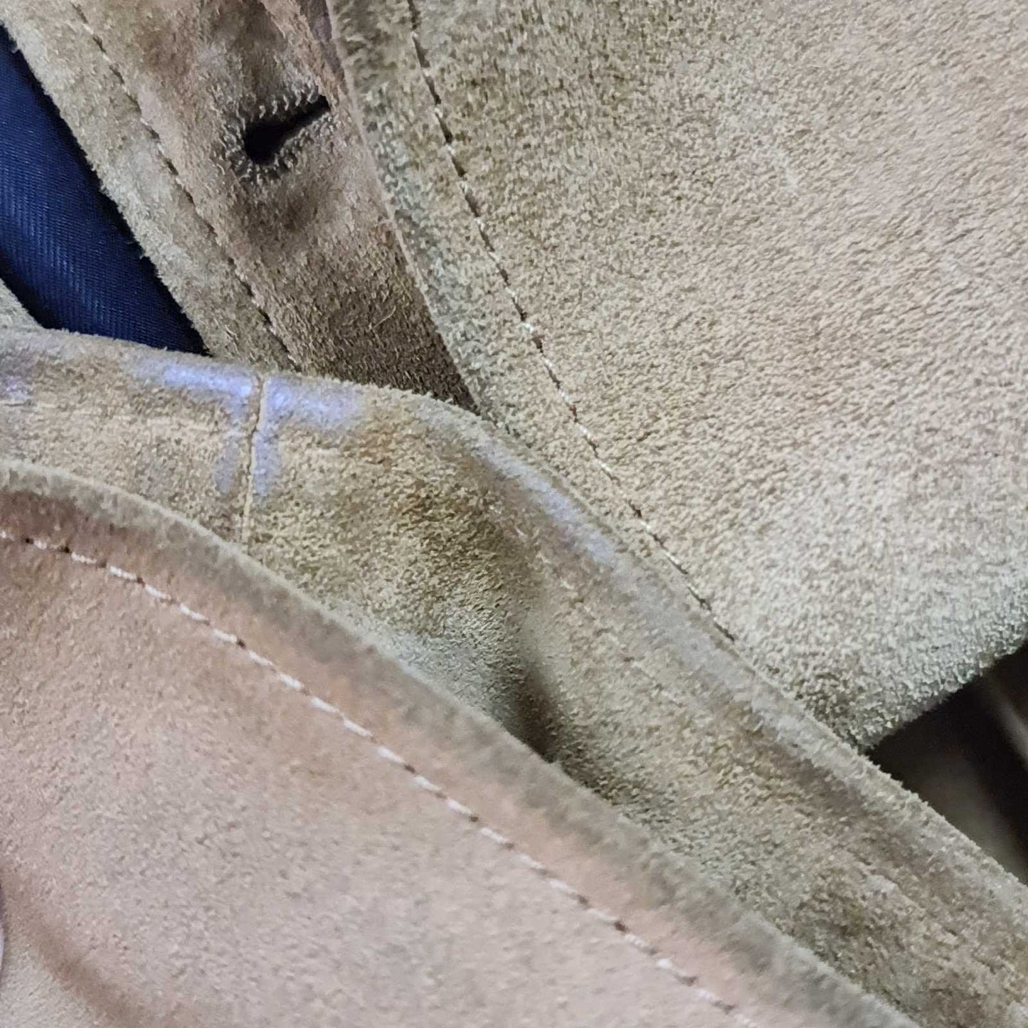 Saint Laurent Mustard Suede Fringe Jacket Sz.40 Pre-owned