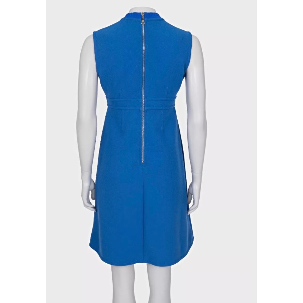 Louis Vuitton Blue Fitted Zip Dress - IT38 / XS Pre-owned