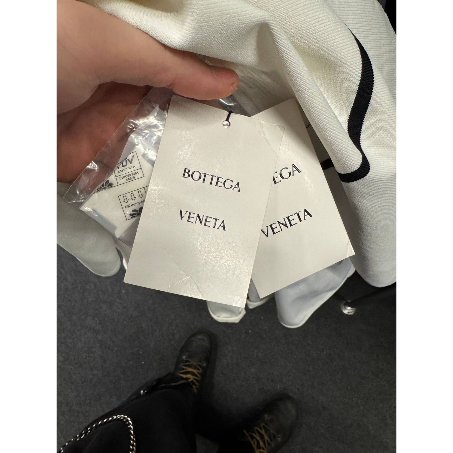 Bottega Veneta Chic Striped Fitted Dress Sz.XS Pre-owned