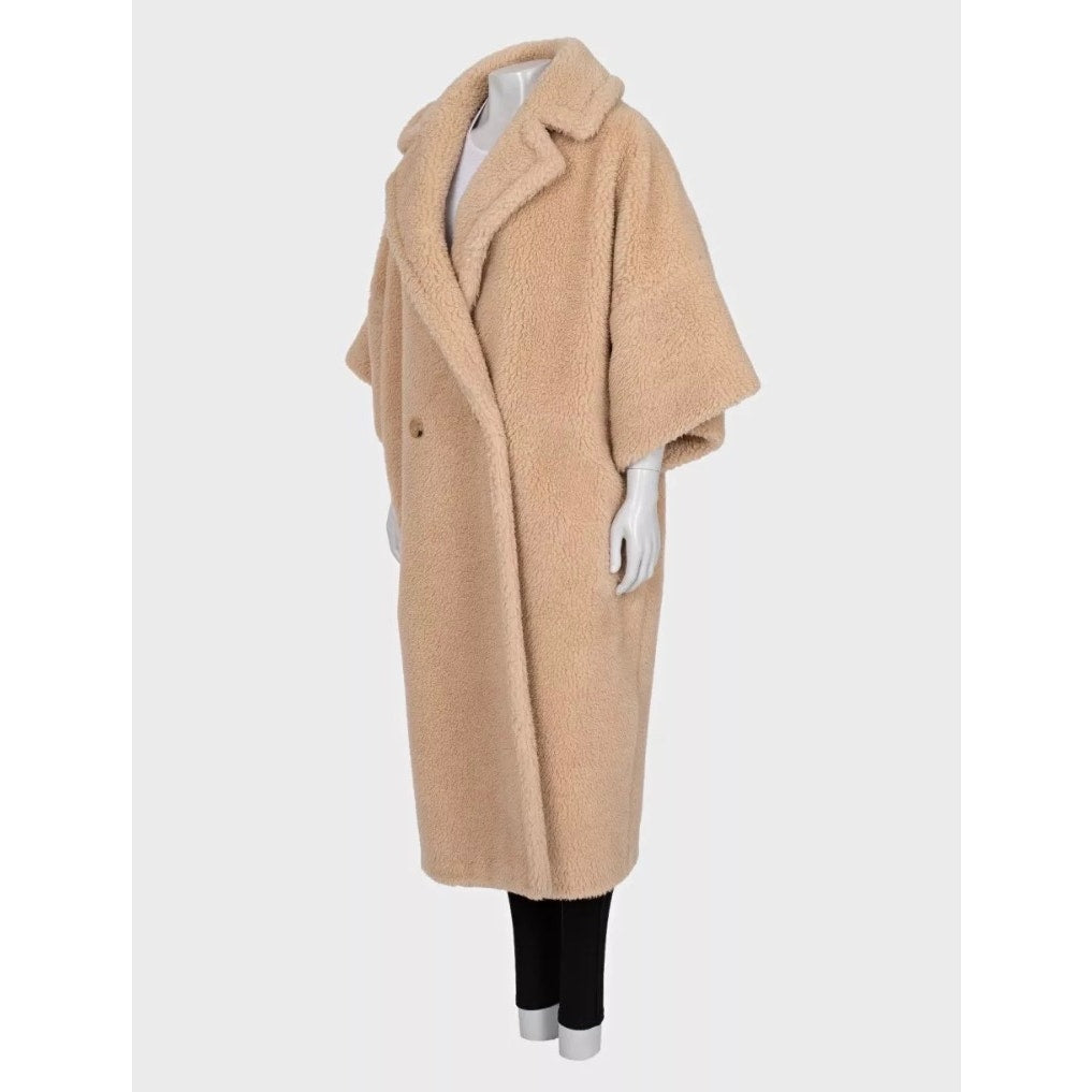 Max Mara Beige Teddy Coat - Size 44/L  Pre-owned