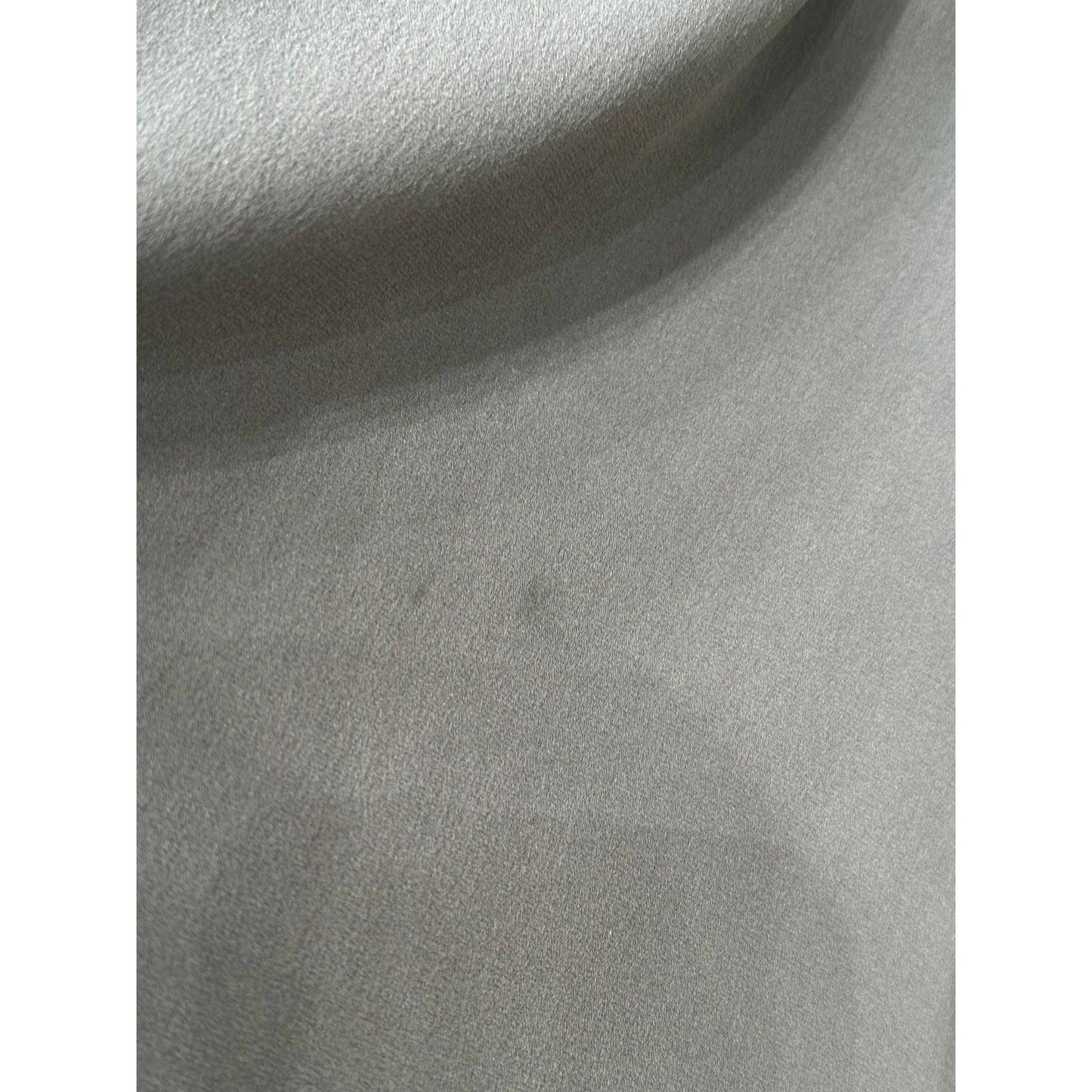Brunello Cucinelli Gray Silk Open Back Maxi Dress Sz.M Pre-owned