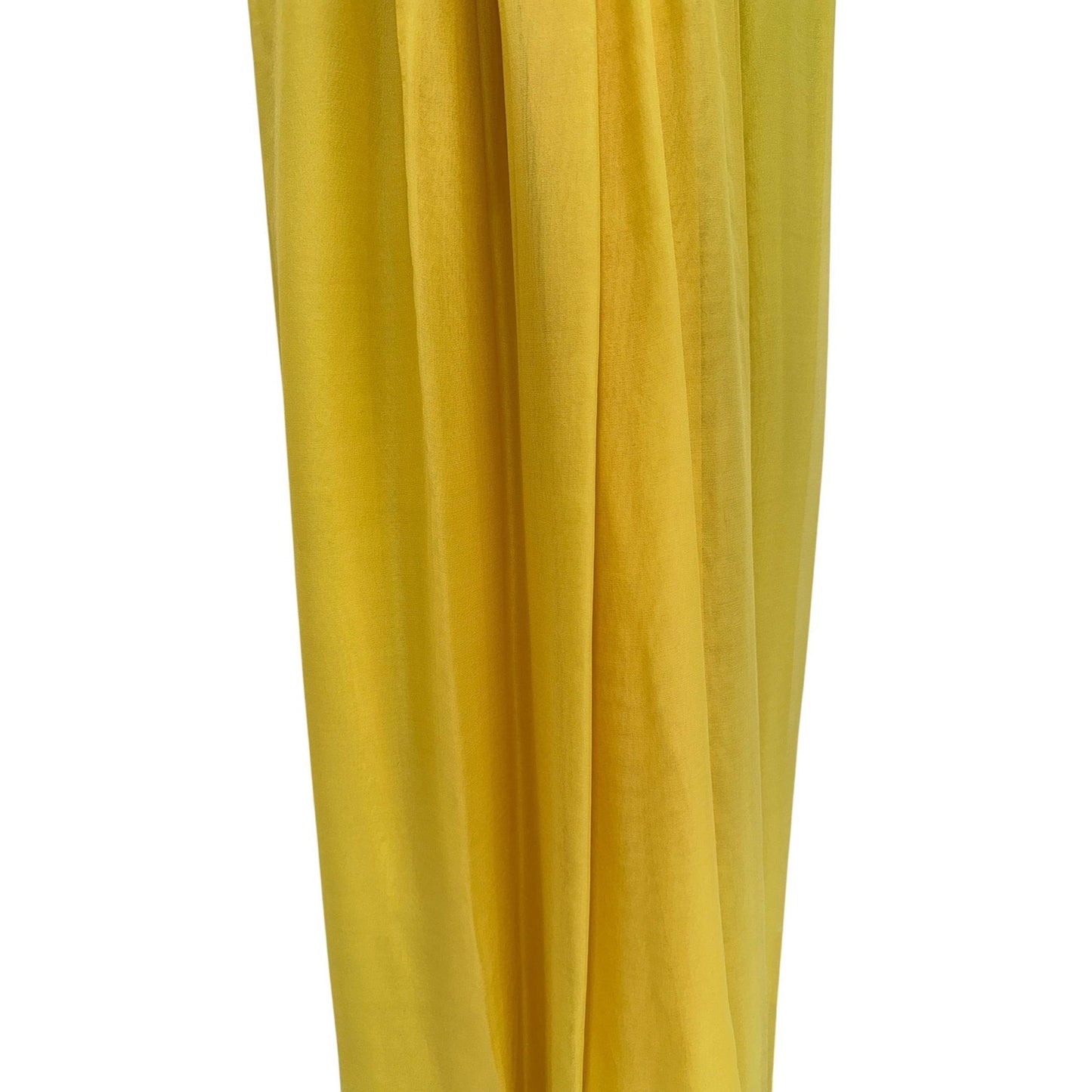 Dolce & Gabbana Yellow Silk Bow Maxi Dress Sz.38 Pre-owned