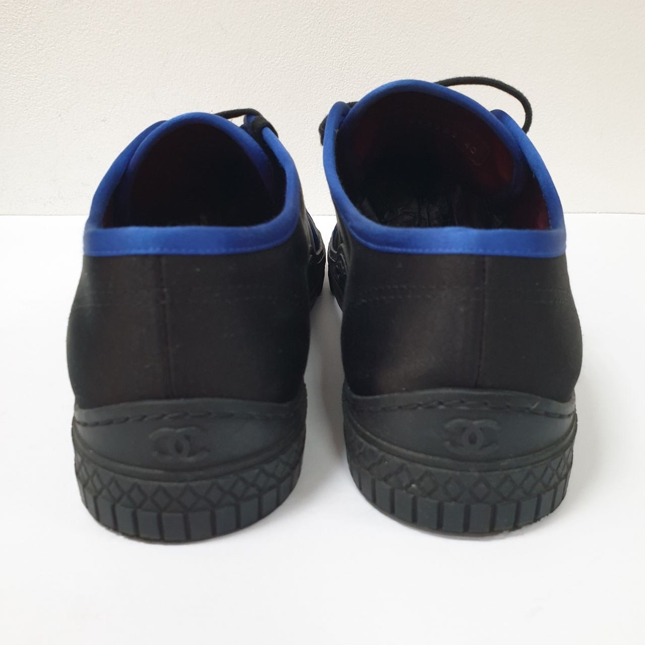 NWOB Chanel Satin Sneakers, Size 40 Pre-owned