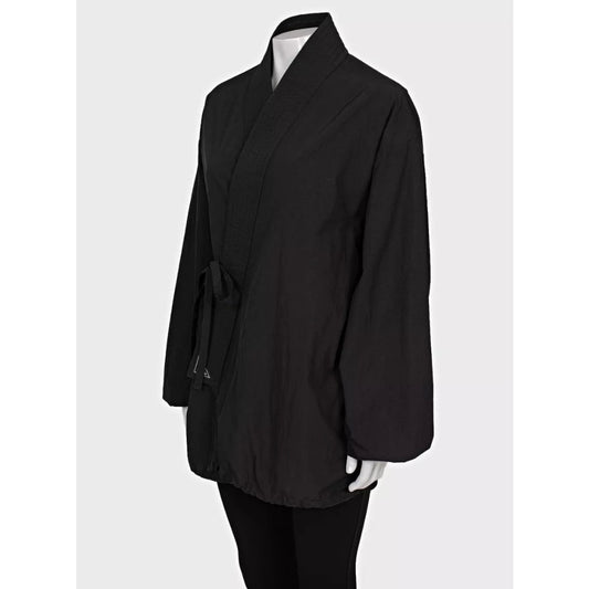Balenciaga Black Polyamide Oversized Wrap Jacket Coat Sz. 34/XS pre-owned