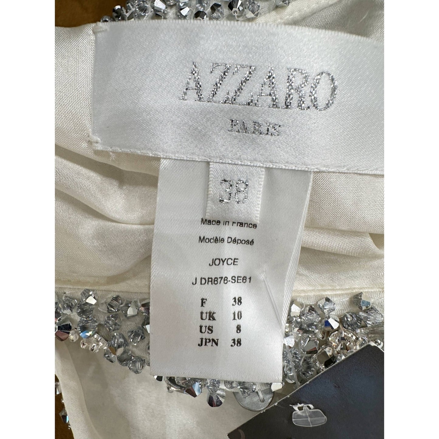Azzaro Sequin Bow Cocktail Mini Dress S/S 2011 Sz.38 Pre-owned