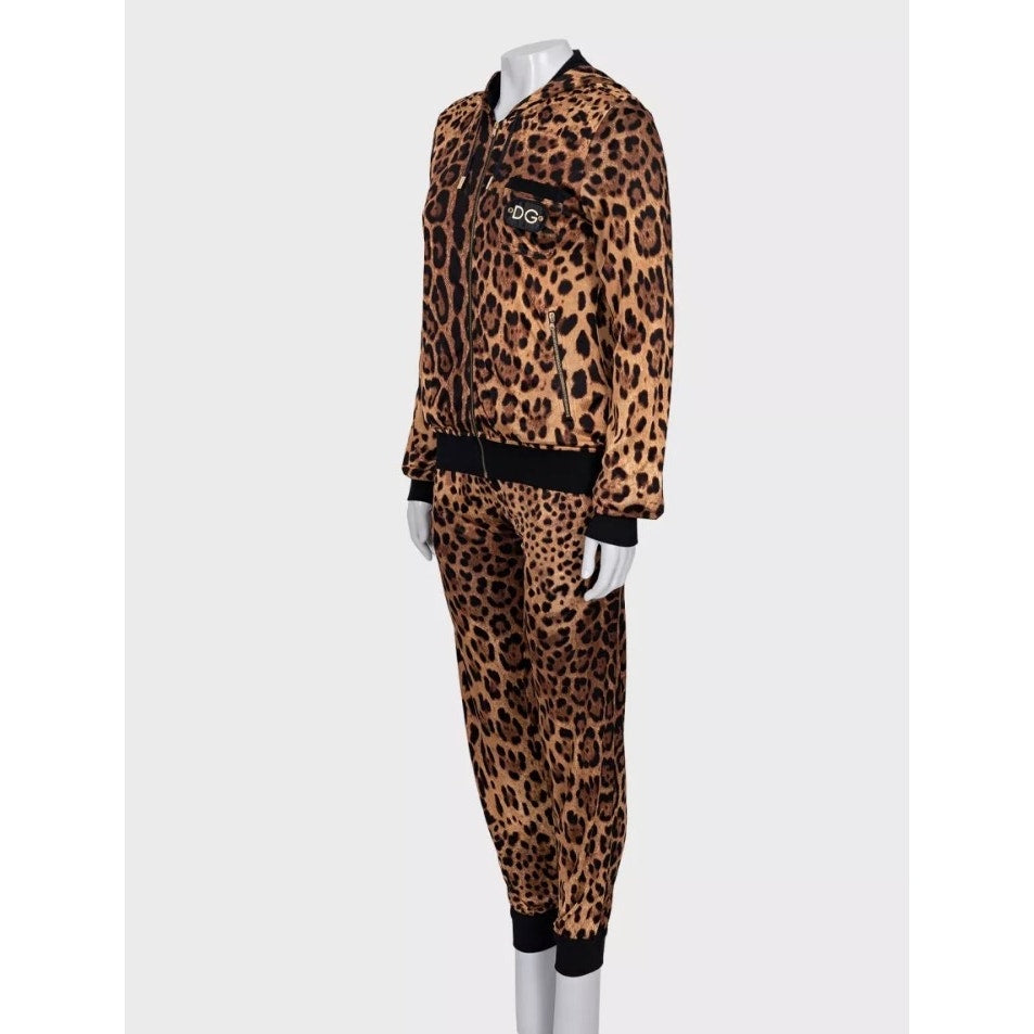 Dolce & Gabbana Leopard Print Three-Piece Suit - S / IT40 Pre-owned