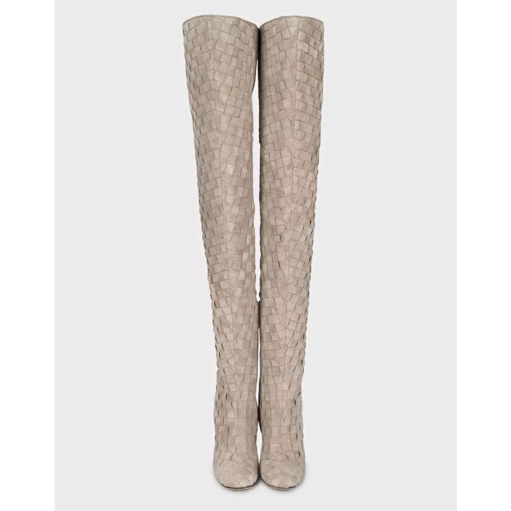 NWOB Bottega Veneta Suede Over-the-Knee Boots - EU 40 Pre-owned