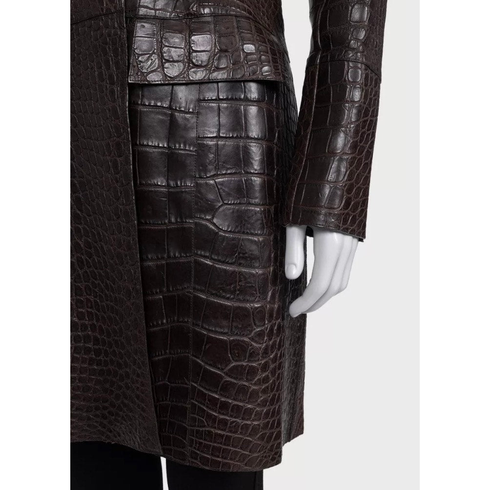 Valentino Leather &  Coat - IT 38 Pre-owned