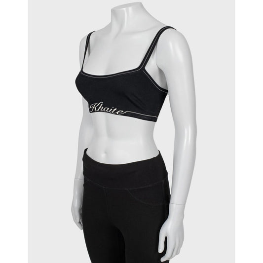 Khaite Carmelo Logo Band Ribbed Bralette - Size XS pre-owned