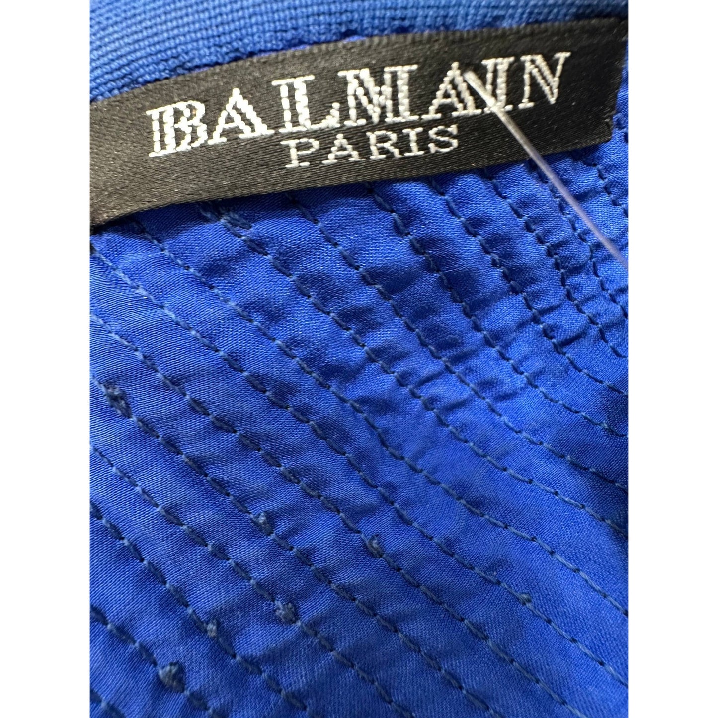 Balmain One-Shoulder Sequin Mini Dress 2009 Size 38 Pre-owned