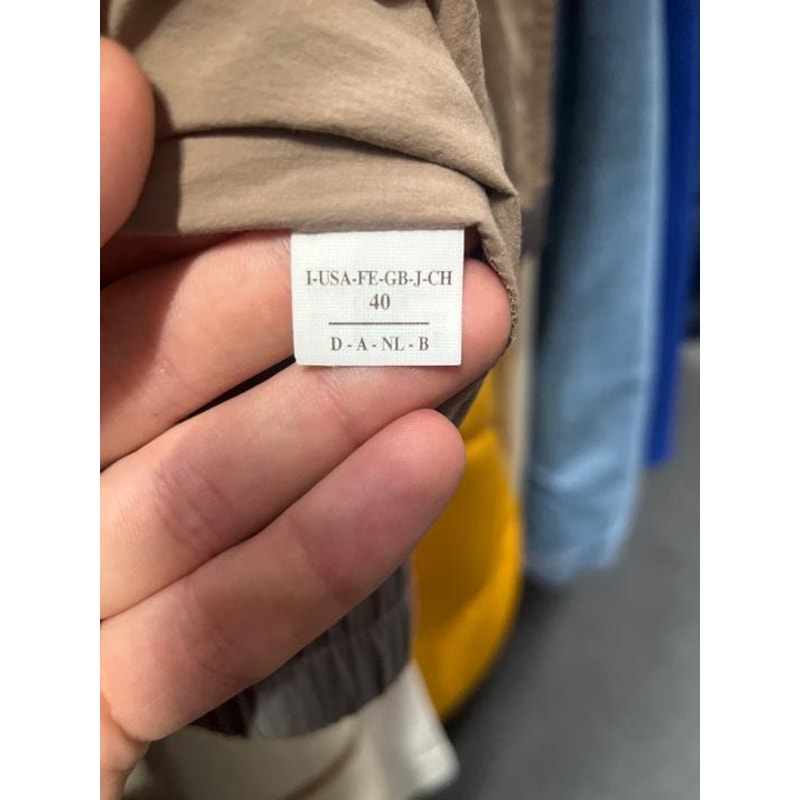 Brunello Cucinelli Brown Cropped Cotton Jacket - Size S Pre-owned