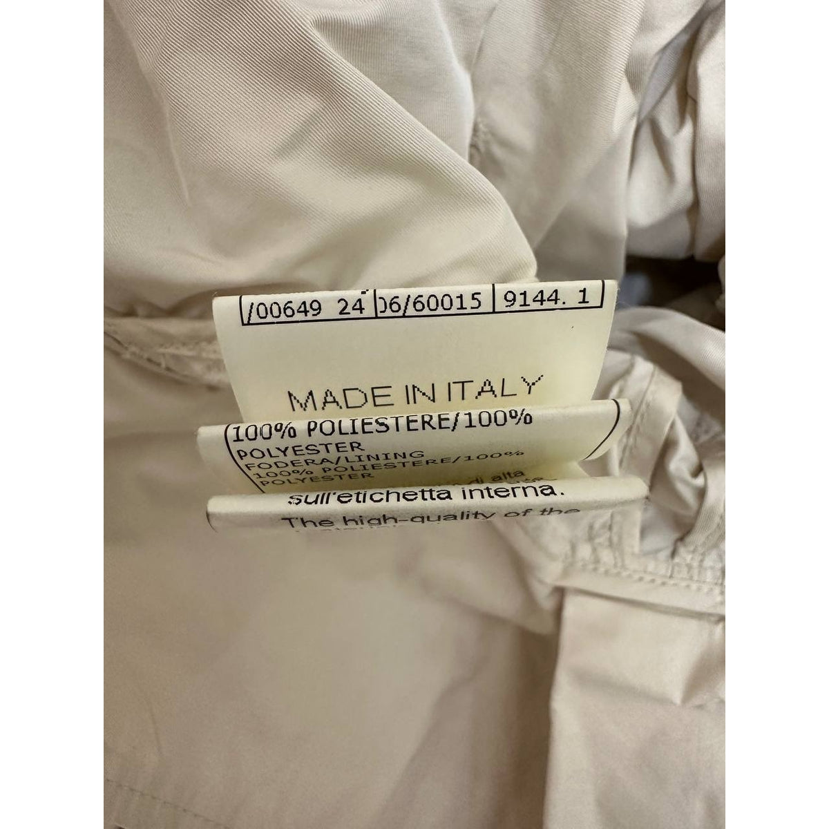 Ermanno Scervino Chic Ivory Fitted Jacket Sz.44 It Pre-owned