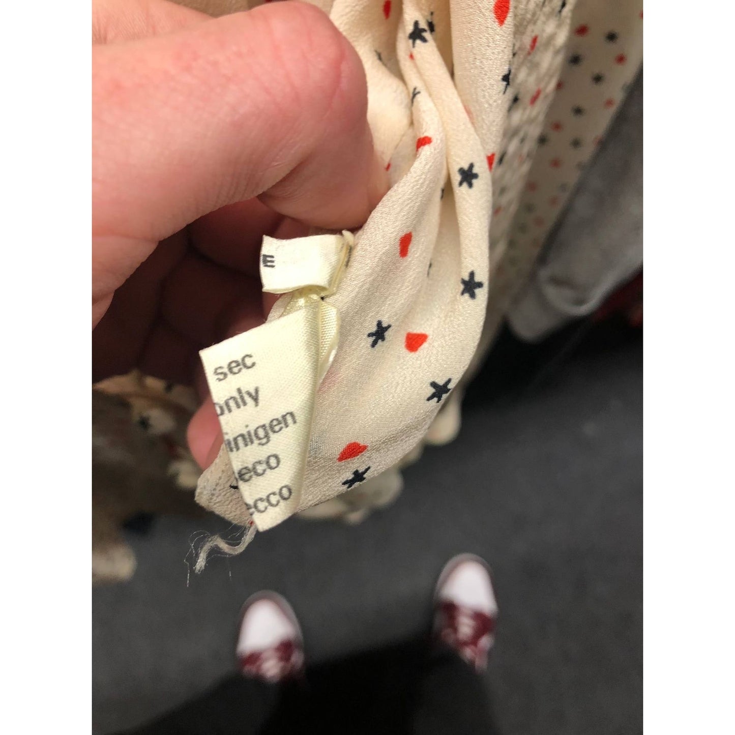 Celine Silk Printed Blouse & Skirt Set - Size FR44 Pre-owned