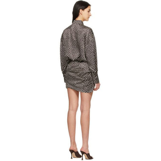 Magda Butrym Polka-Dot Silk Dress Sz.34 Pre-owned