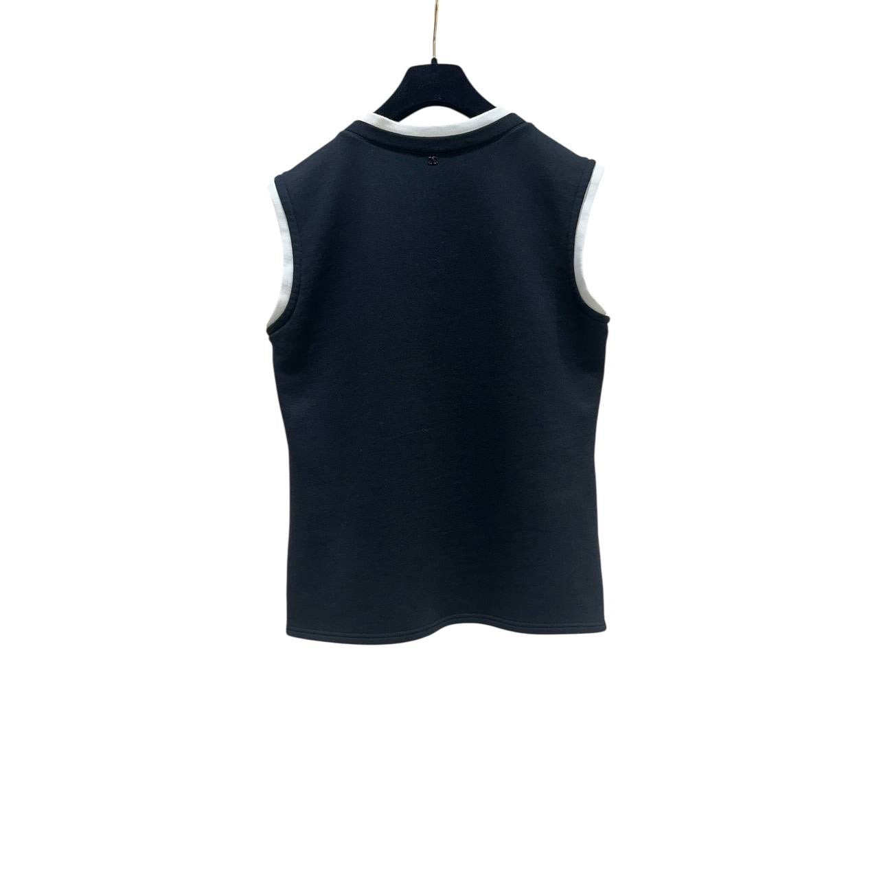 CHANEL No.5 Print Tank 2021 Runway Top  Size 36 Pre-owned