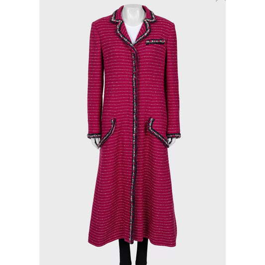 Chanel 2012 Tweed Coat Size FR44 Pre-owned