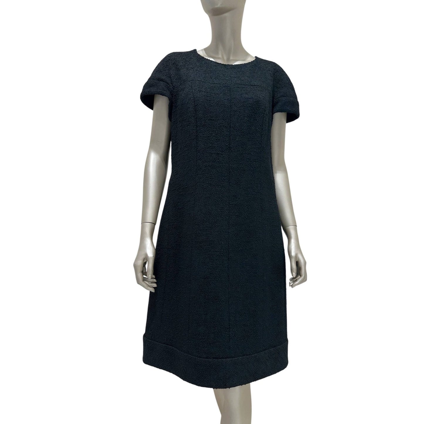 Chanel Black Bouclé Jacket & Dress Set - FR 48 Pre-owned