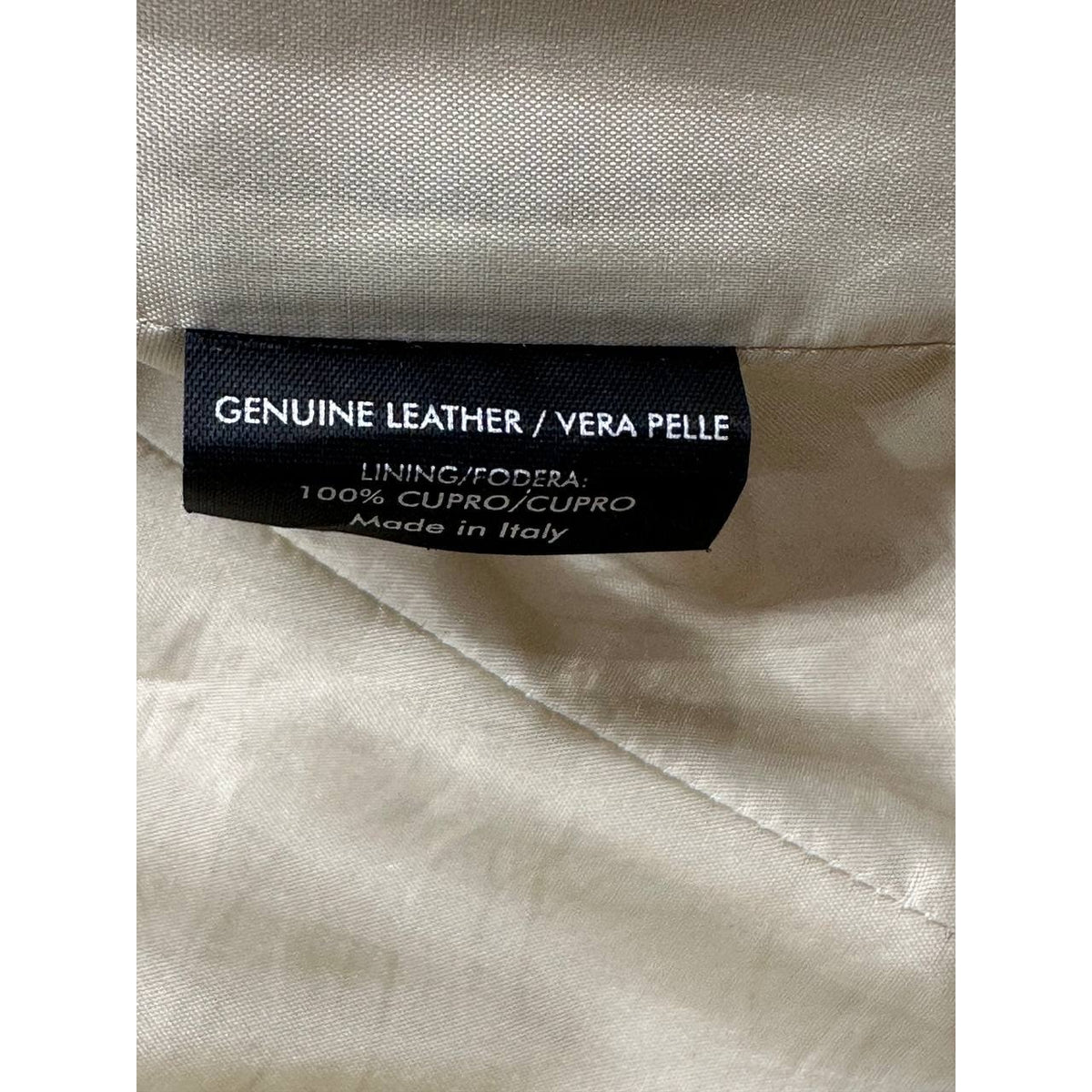 Gucci Vintage Tom Ford Era Ivory Leather Blazer Sz.38 Pre-owned