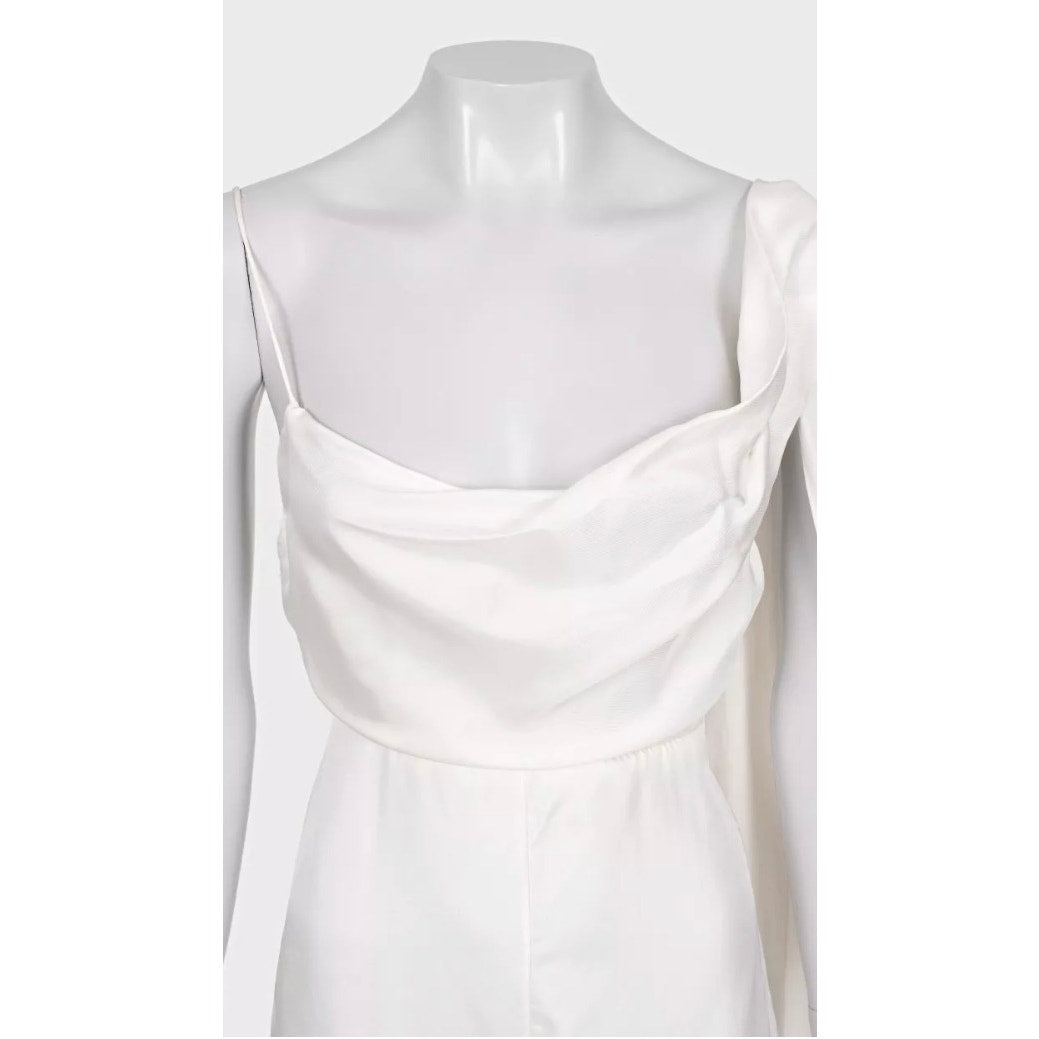Christian Dior White Open Back Jumpsuit - Size XS/34 Pre-owned