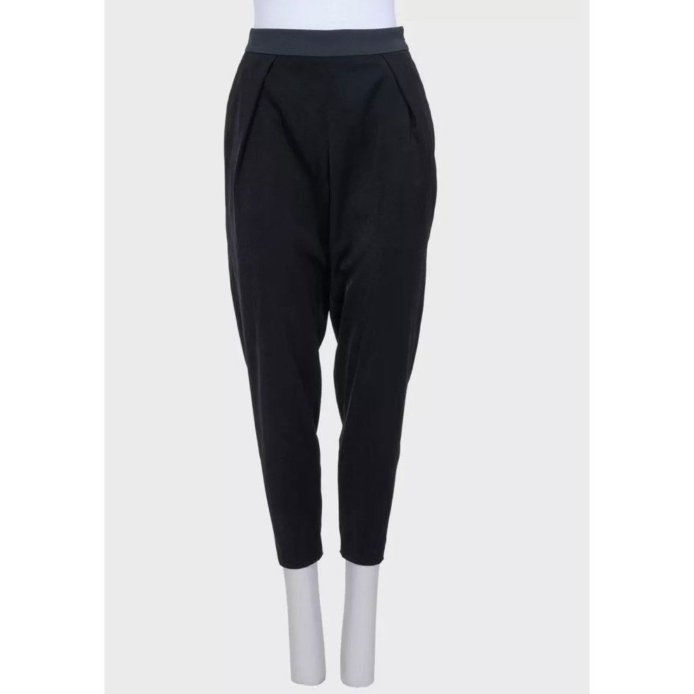 Issey Miyake Black Fitted Trousers - US 2 | XS pre-owned
