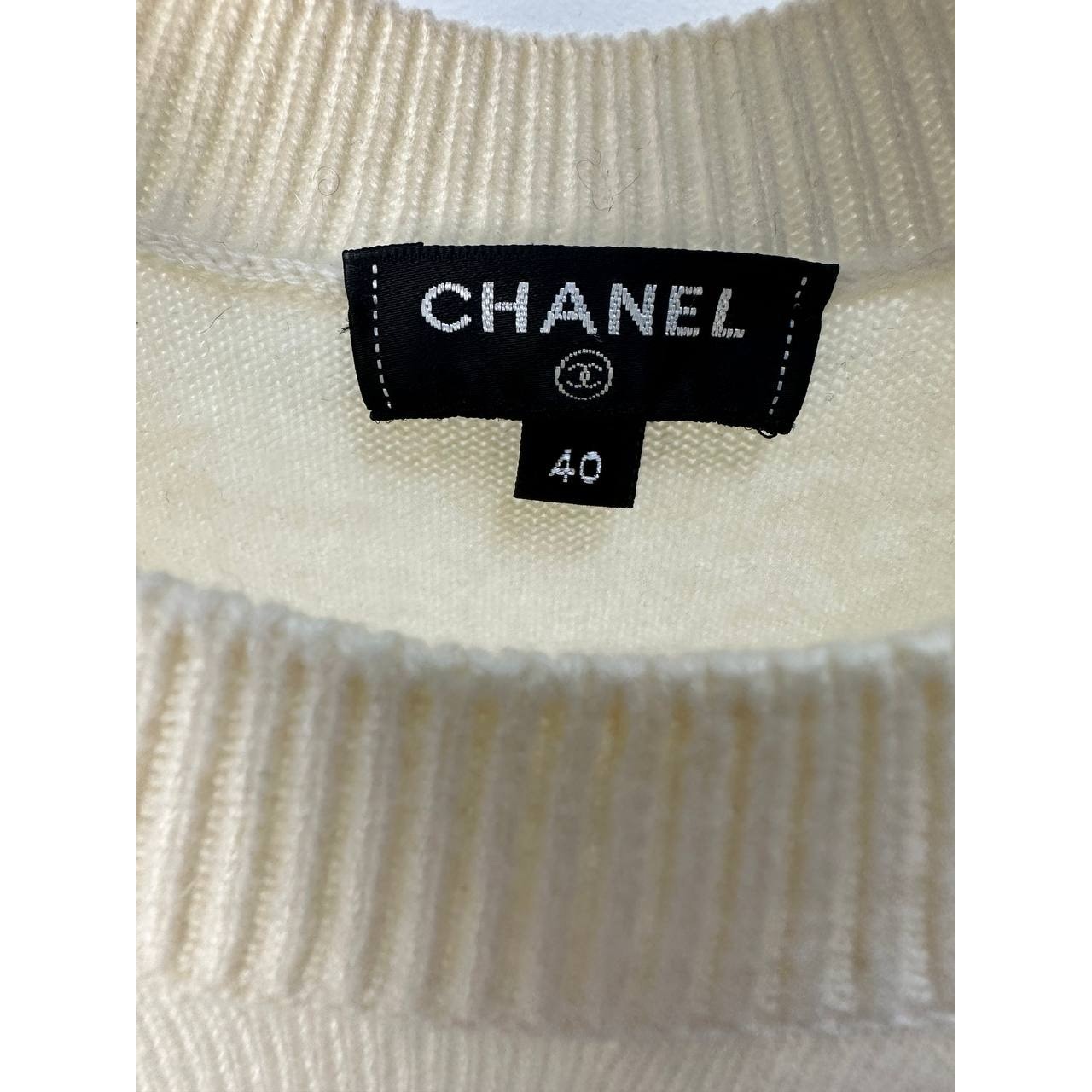 Chanel La Pausa Cashmere Sweater - Size 40 Pre-owned