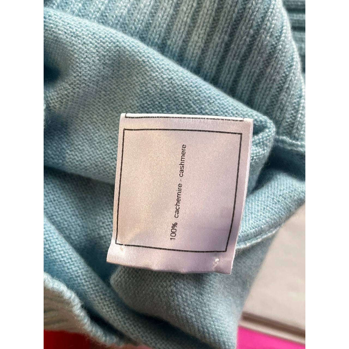 NWOT Chanel Multicolor Cashmere Airplane Embroidered Sweater IT 36 Pre-owned