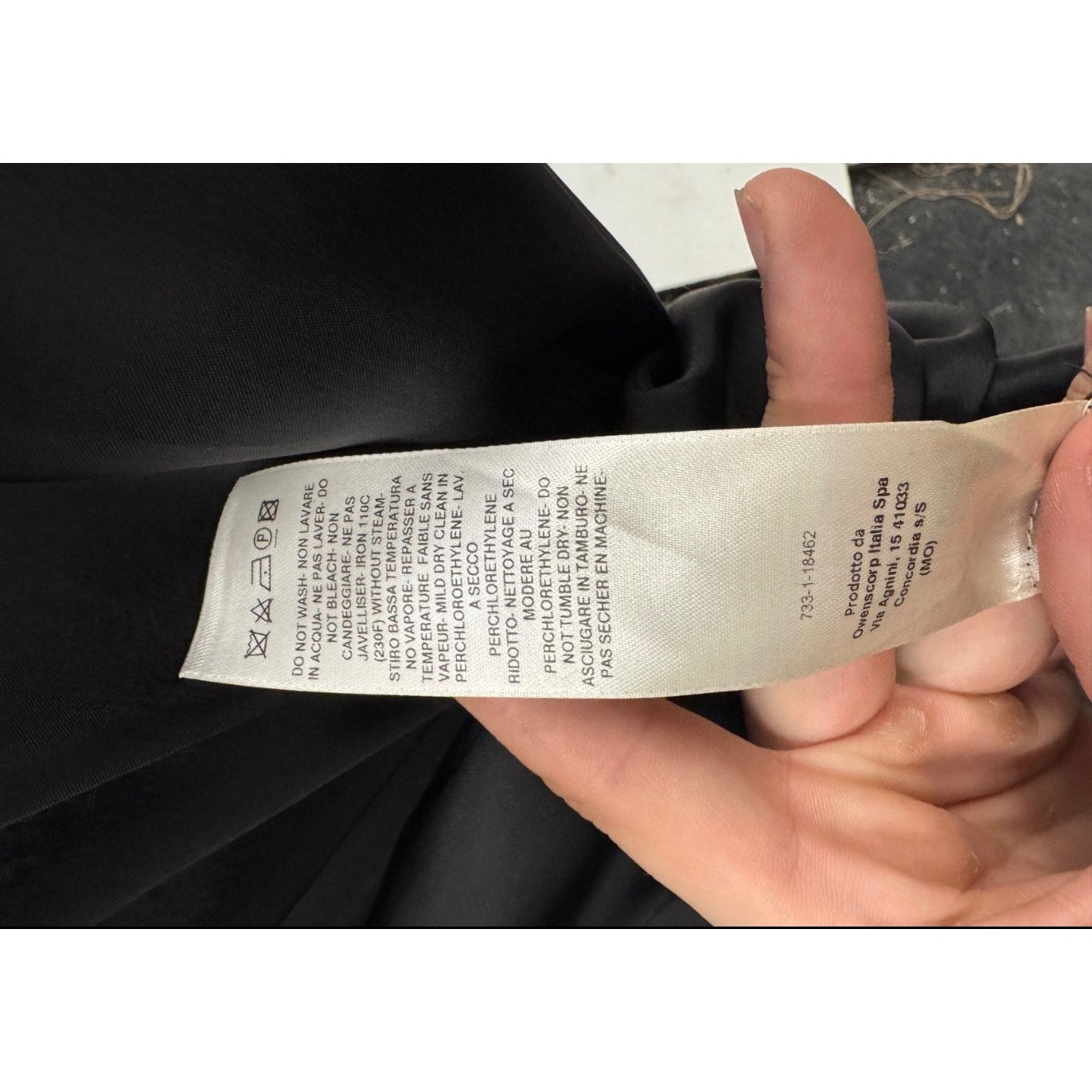 Rick Owens Black Sheer Cupro Loose Flowing Dress US4 S Pre-owned