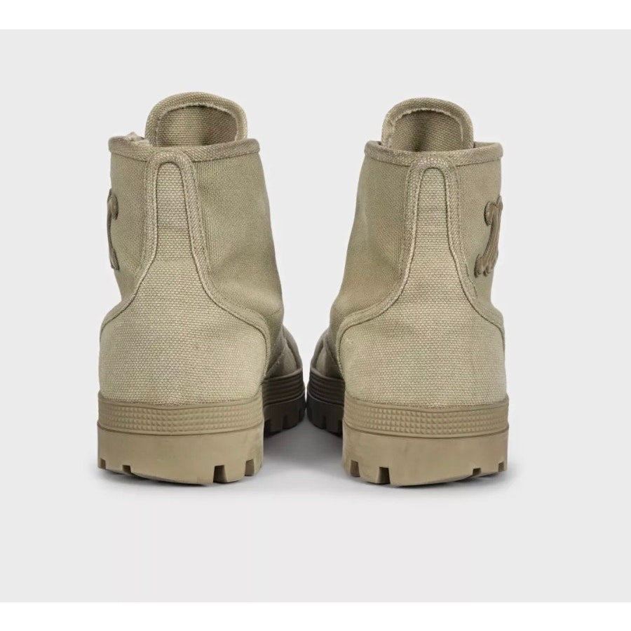 Celine Green Logo Lace-Up Boots - Authentic EU 38 Pre-owned