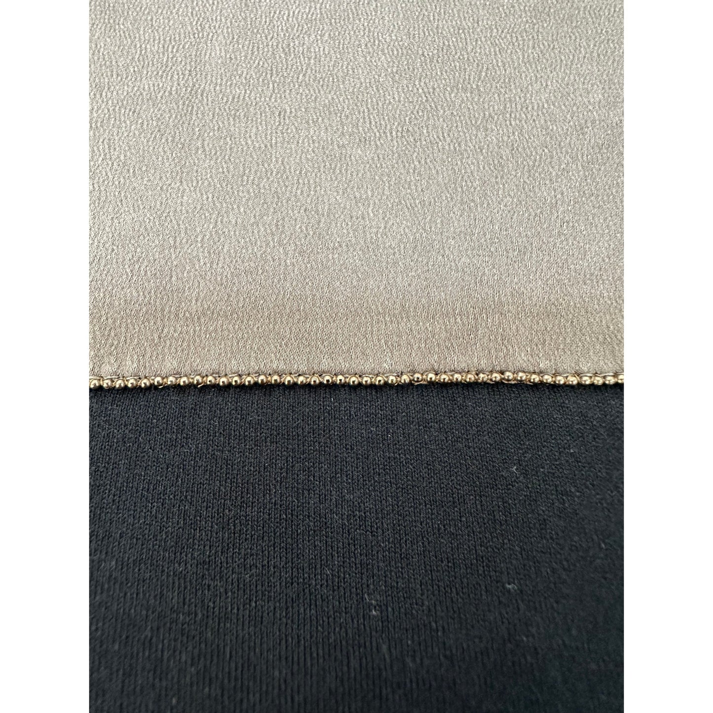 Brunello Cucinelli Black Satin Stripe Short Sleeve T-Shirt Sz.S Pre-owned