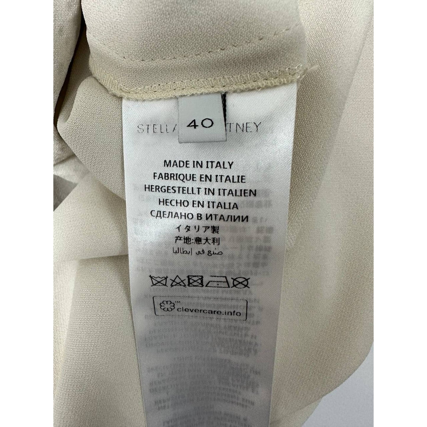 Stella McCartney Crystal Embellished Long Sleeve Dress Sz.40 Pre-owned