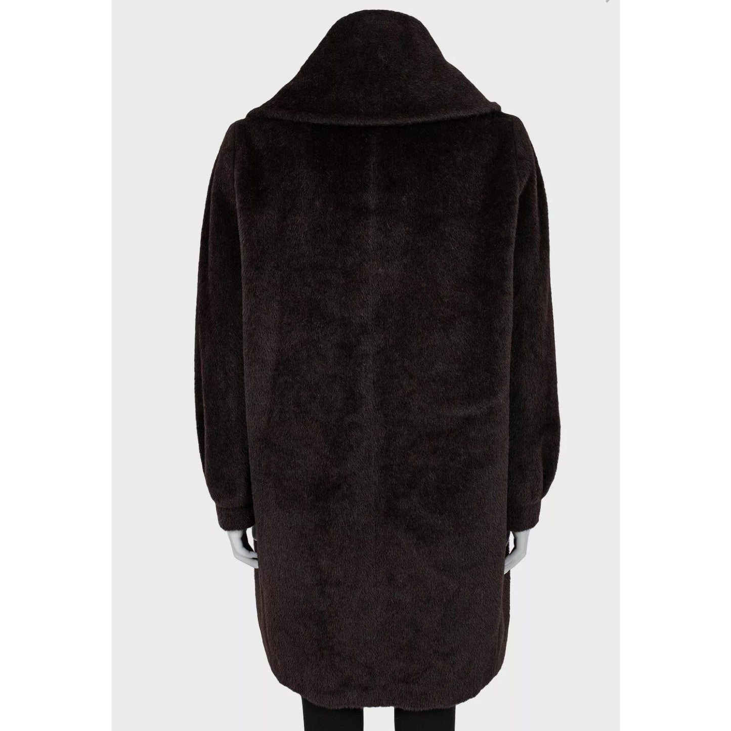 Max Mara Teddy Brown Wool Coat  Sz.M Pre-owned