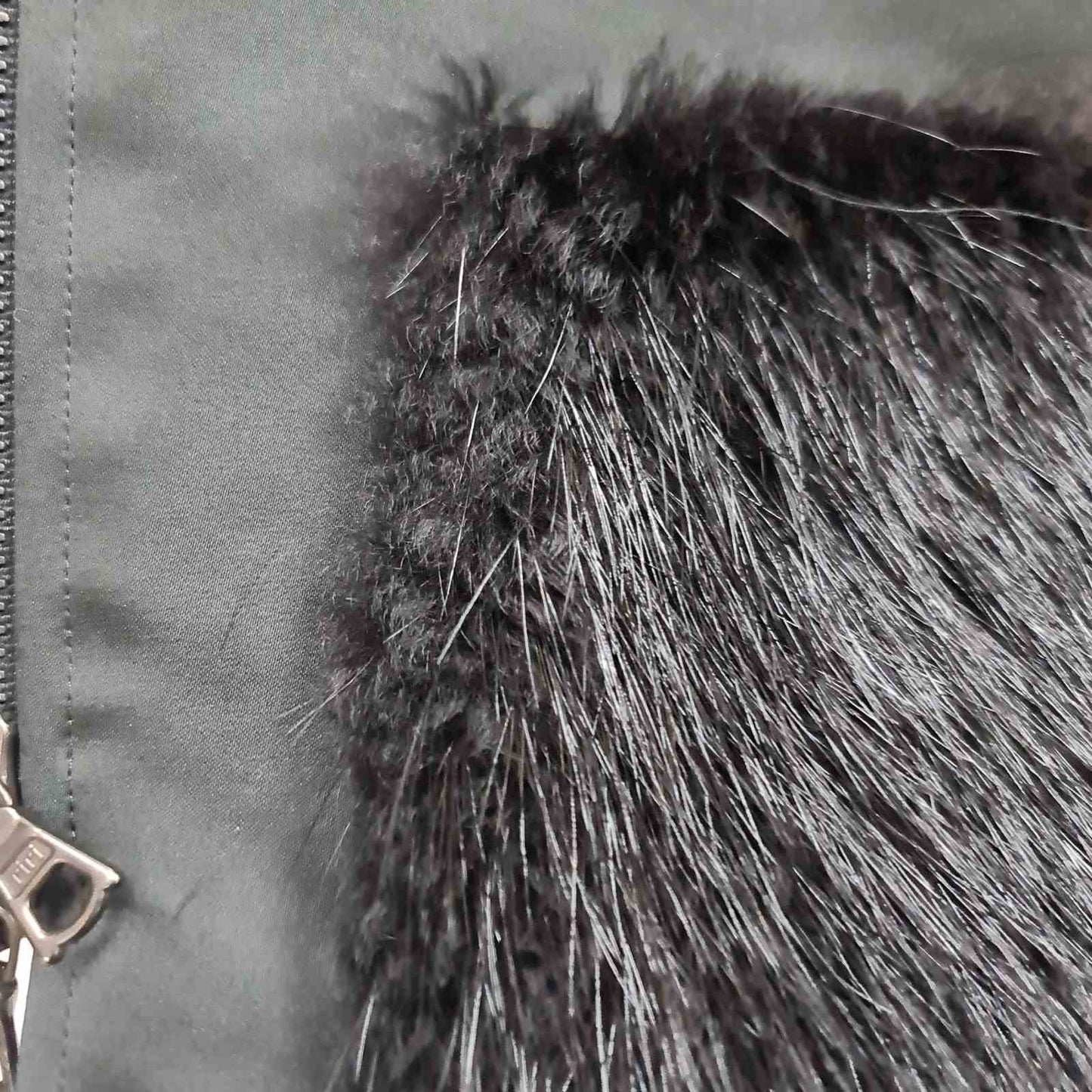 Vera Wang Pre-Fall 2014 Polyester Fur Pockets Coat Sz.40 Pre-owned