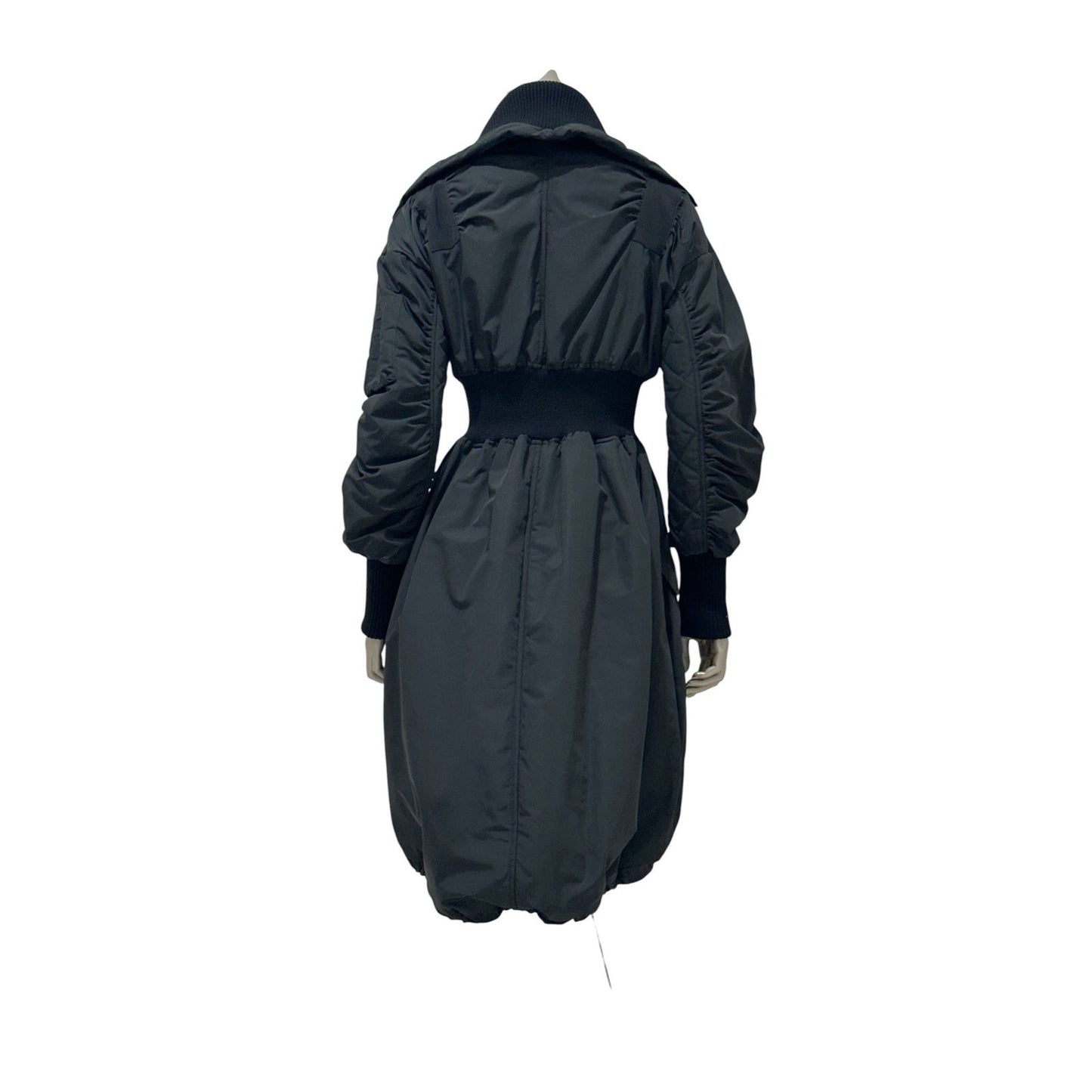 Alexander McQueen Black Couture Down Bomber Jacket  Sz.42 Pre-owned