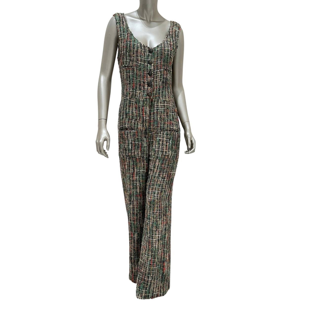 Chanel 2017 Timeless Tweed Jumpsuit  FR 38 Pre-owned