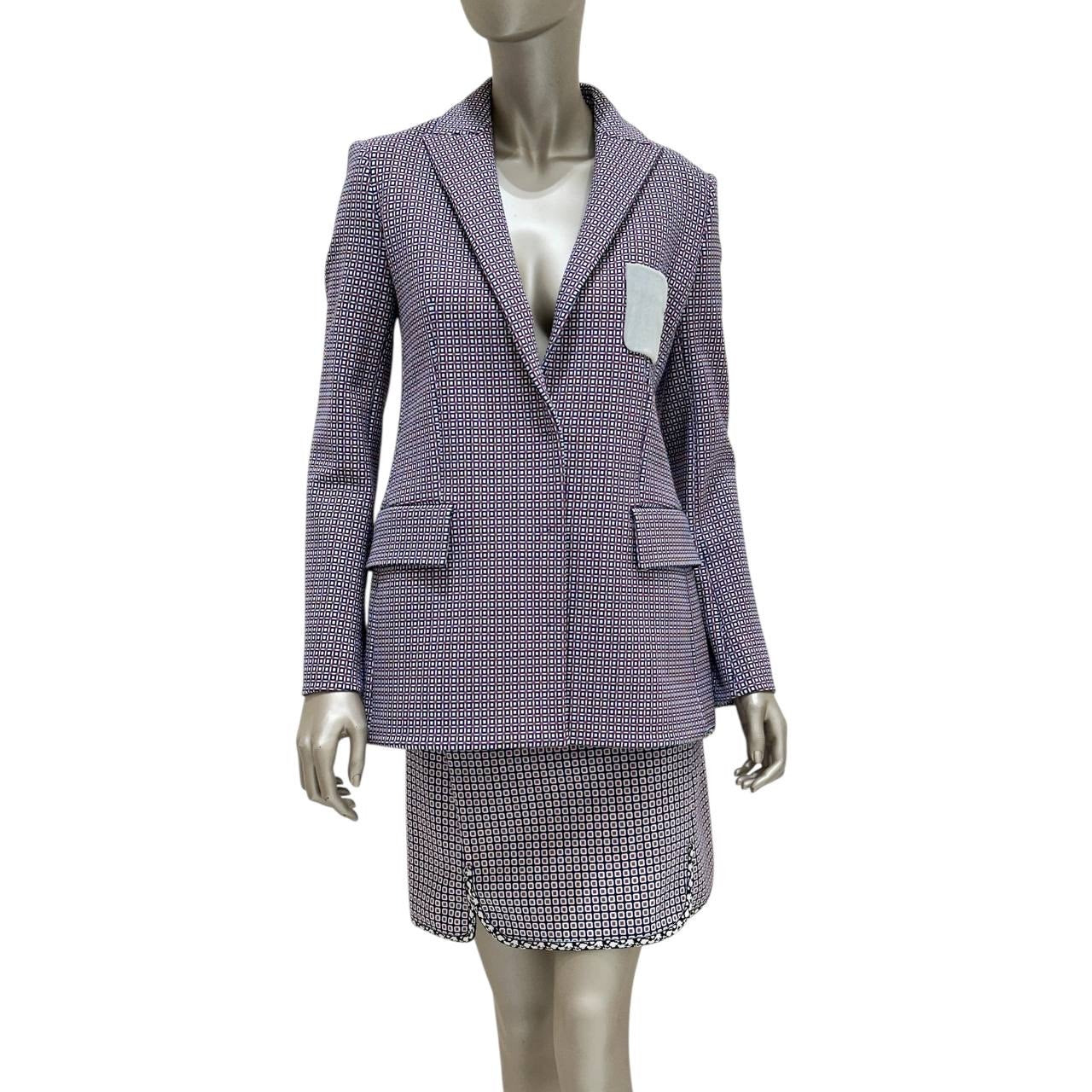 Christian Dior Geometric Skirt Suit - Spring 2015 - Size 38 Pre-owned