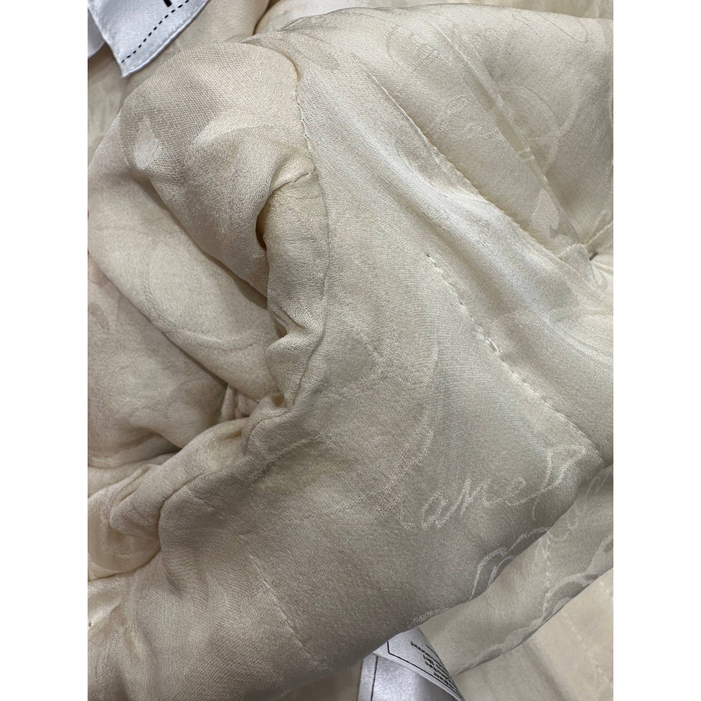 Chanel Camellia Cream Tweed Jacket Sz.38 pre-owned
