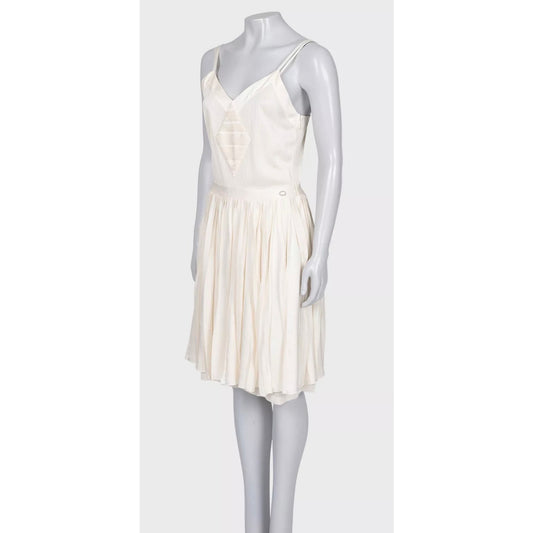 Stunning Chanel White Dress Sz.40 | L Pre-owned
