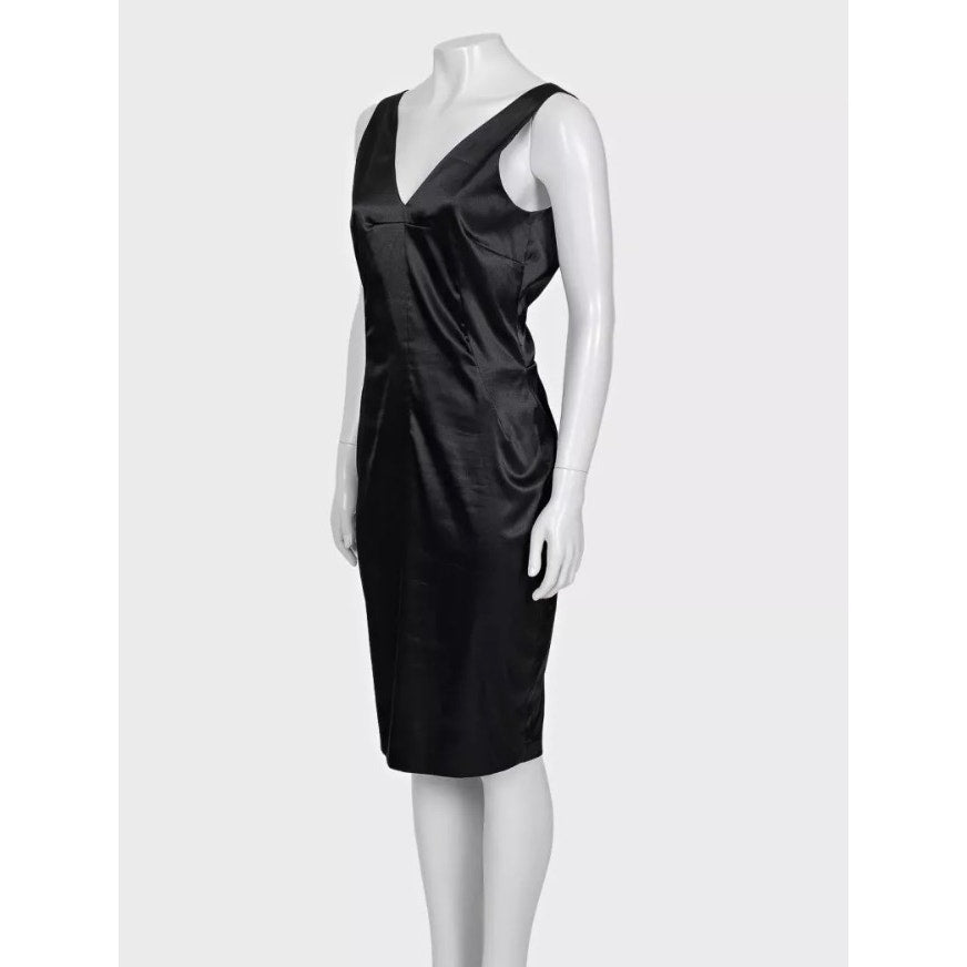 D&G Black Bodycon Dress Sz.44 Pre-owned