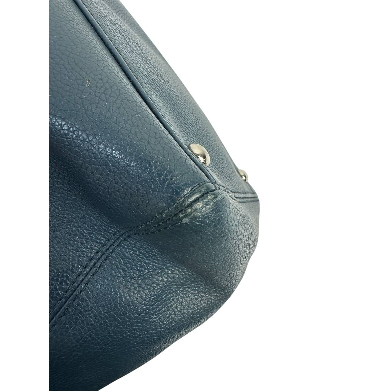 Chanel Executive Blue Caviar Leather Tote Bag pre-owned