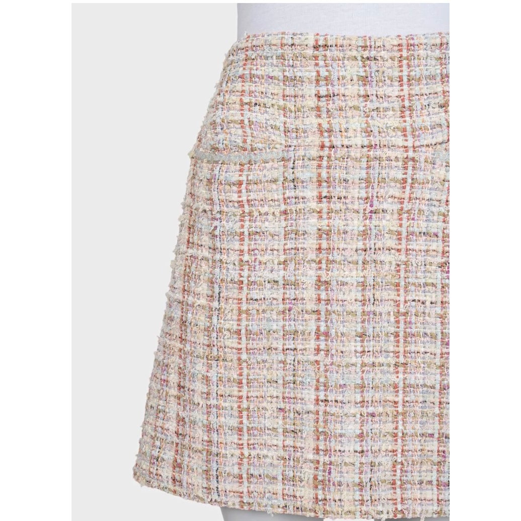 Chanel Multicolor Tweed Skirt - Silk Lined EU 40/L Pre-owned