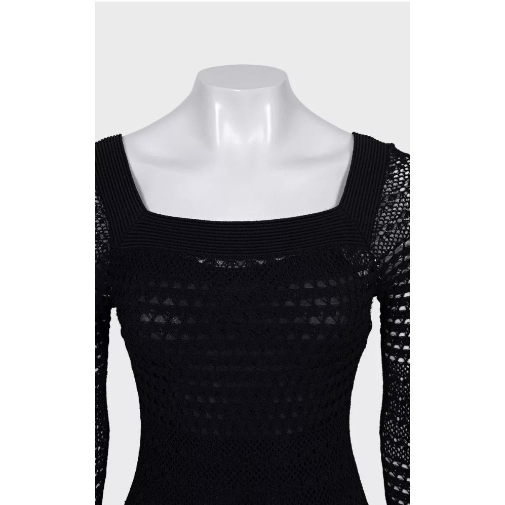 Tom Ford Black Knitted Dress - Size S Pre-owned