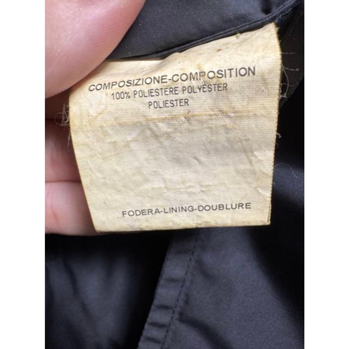 Vintage Saint Laurent Blue Trench Coat Sz.42 Pre-owned