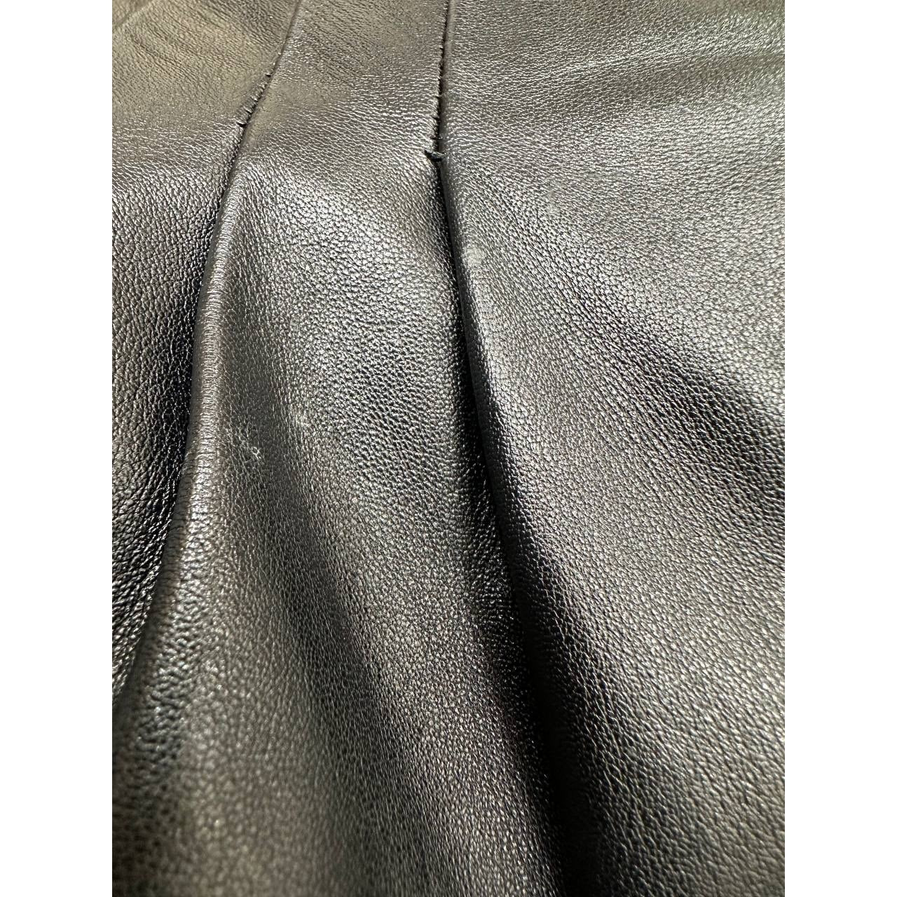 Alberta Ferretti Leather Pants - Size 40 Pre-owned