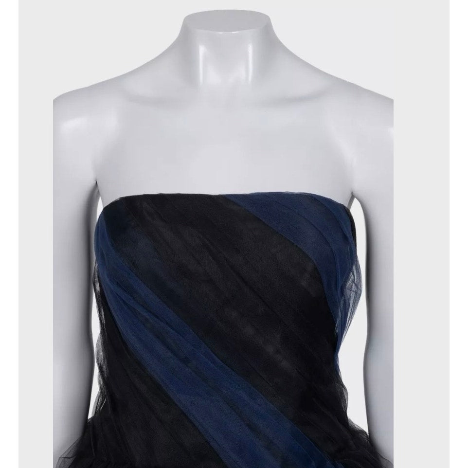 Oscar de la Renta Black Off-Shoulder Dress Sz.US6/M Pre-owned