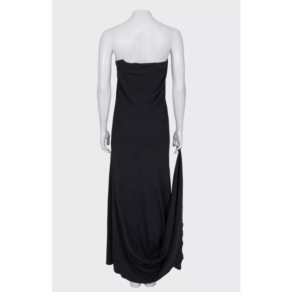 Christian Dior Black Long Train Dress - Size FR38 / M Pre-owned
