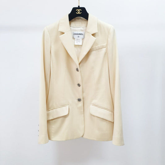 Chanel 98A CC Logo Buttons Jacket Sz. 38 Pre-owned