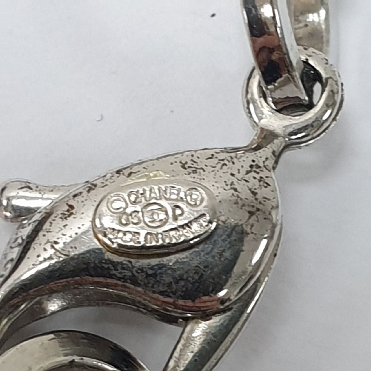 Chanel pastel jewelry set of necklace and bracelet