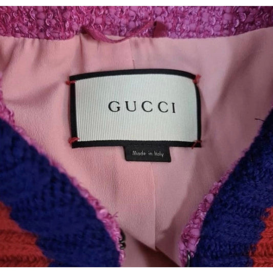 Gucci Pink Tweed Skirt Suit - Elegant & Versatile IT38/XS pre-owned